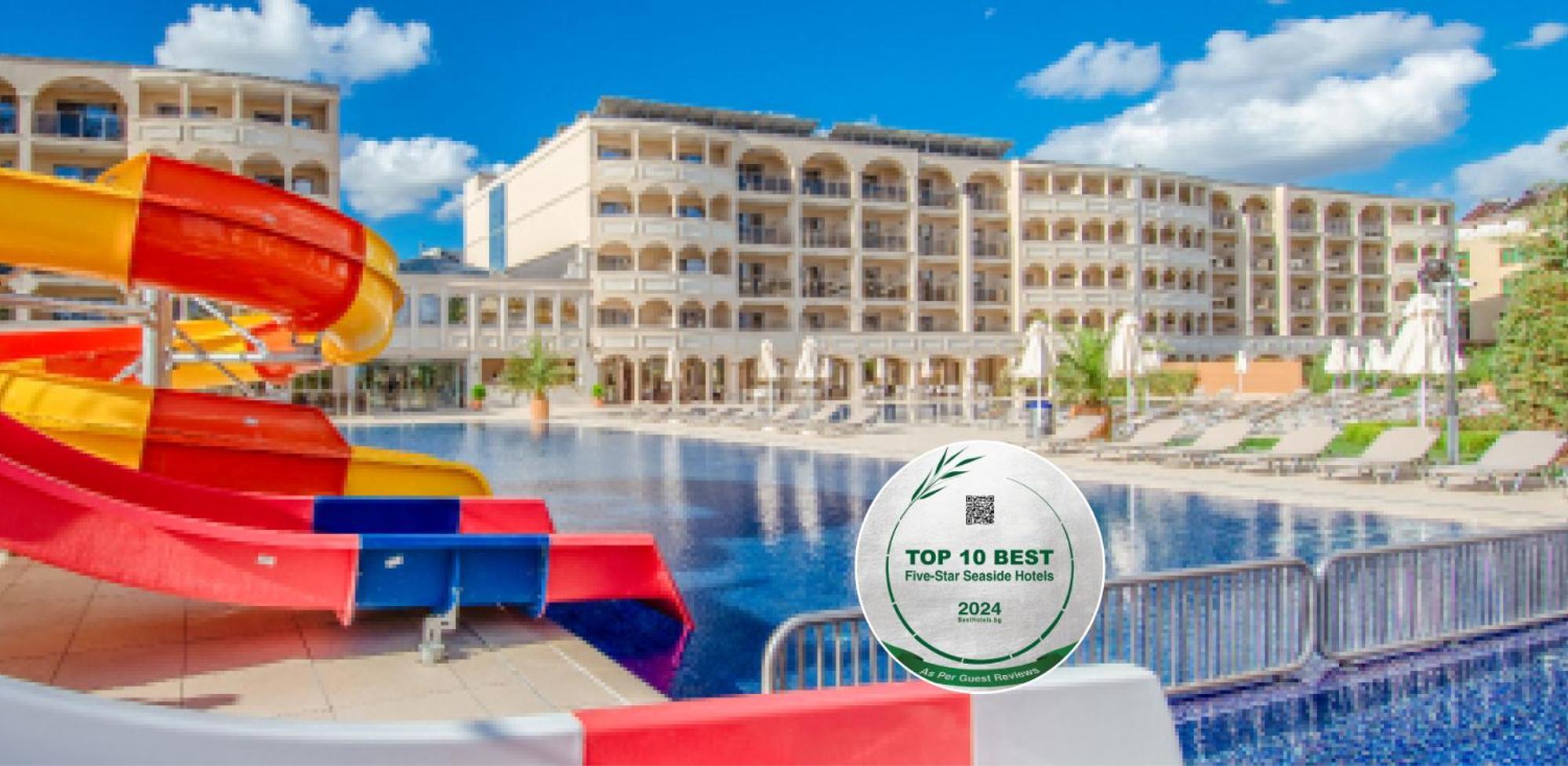 Belvedere Hotel Primorsko Bagian luar foto